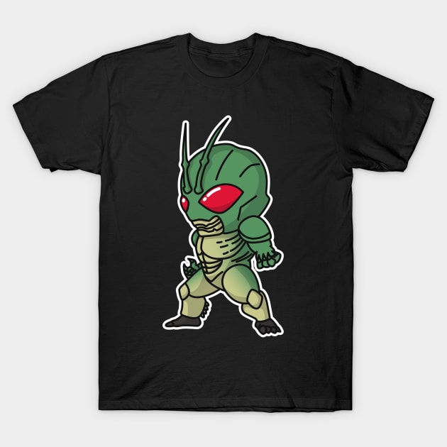 Kamen Rider Shin Chibi Style Kawaii T-Shirt by The Toku Verse